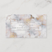 Abstract serene therapeut Visitekaartje (Achterkant)