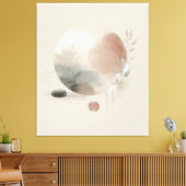 Abstract Serenity Canvas Afdruk (Insitu (Woonkamer))