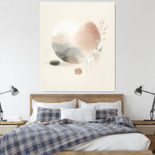 Abstract Serenity Canvas Afdruk (Insitu (Slaapkamer))