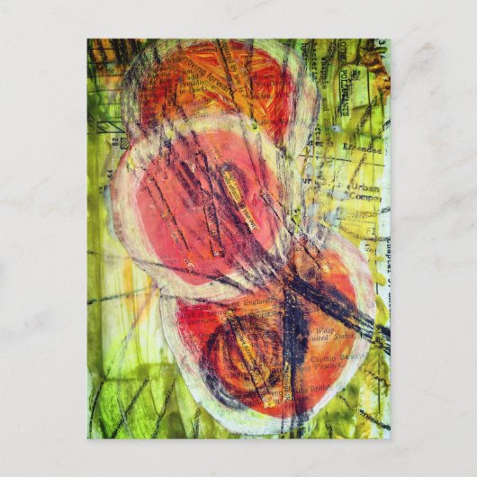 abstract severe dizziness circles collage briefkaart (Voorkant)