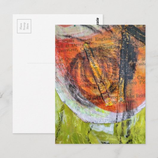 abstract severe dizziness collage  briefkaart (Voorkant / Achterkant)