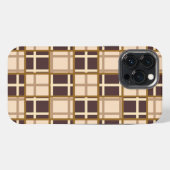 Abstract Shades of Brown iPhone 13 Pro Max Hoesje (Achterkant horizontaal)