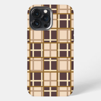Abstract Shades of Brown iPhone 13 Pro Max Hoesje