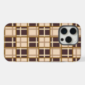 Abstract Shades of Brown iPhone 15 Pro Max Hoesje (Achterkant horizontaal)