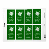 Abstract Shamrock Label (Full Sheet)
