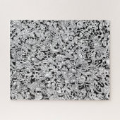 Abstract Shapes and Faces Illustration Difficult  Legpuzzel (Horizontaal)