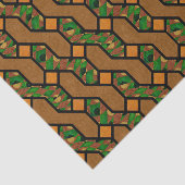 Abstract Shimmy Wood Patroon Tissuepapier (Detail)
