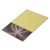 Abstract Shiny Trippy Colorful 3D Fractal Art Notitieblok (Schuin)