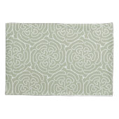 Abstract siergroen patroon kussensloop (Achterkant)