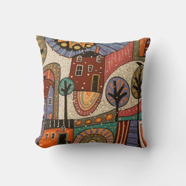 Abstract Sierkussen in 3 grootten (Voorkant)