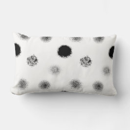 Abstract Sierkussen met getextureerde cirkel Kussen