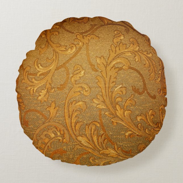 Abstract  sierpatroon rond kussen (Voorkant)