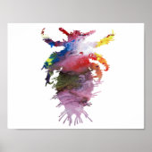 Abstract silhouet poster (Voorkant)