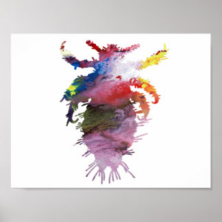 Abstract silhouet poster