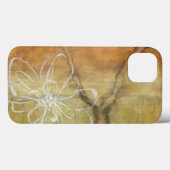 Abstract Silhouette schilderen op Tan-achtergrond Case-Mate iPhone Case (Achterkant (horizontaal))