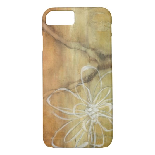 Abstract Silhouette schilderen op Tan-achtergrond Case-Mate iPhone Case (Achterkant)