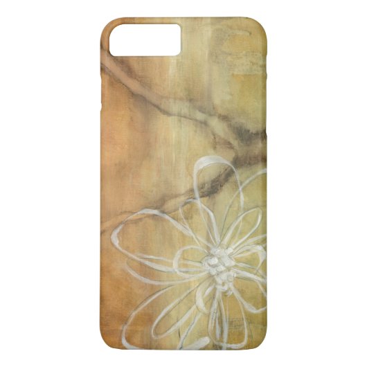 Abstract Silhouette schilderen op Tan-achtergrond Case-Mate iPhone Case (Achterkant)