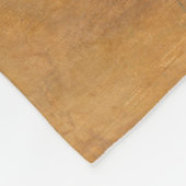 Abstract Silhouette schilderen op Tan-achtergrond Fleece Deken (Hoek)