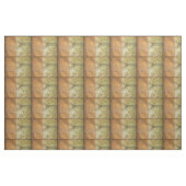 Abstract Silhouette schilderen op Tan-achtergrond Stof (Fat Quarter)