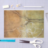 Abstract Silhouette schilderen op Tan-achtergrond Tissuepapier (Craft)