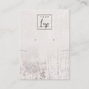 Abstract Silver Rain Ketting Verdien Logo Visitekaartje