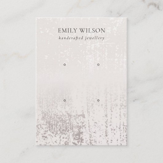 Abstract Silver Rainfall 2 Stud Veroorbaar beeldsc Visitekaartje (Voorkant)