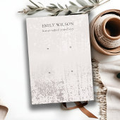 Abstract Silver Rainfall 2 Stud Veroorbaar beeldsc Visitekaartje