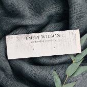 Abstract Silver Rainfall Stud Veroorbaar beeldsche Mini Visitekaartje