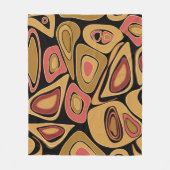 Abstract simple seamless texture pattern print fleece deken (Voorkant)