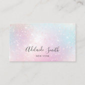 abstract simulated shimmer visitekaartje (Voorkant)