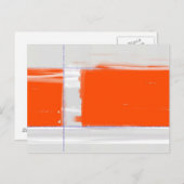 Abstract Sinaasappel Briefkaart (Voorkant / Achterkant)