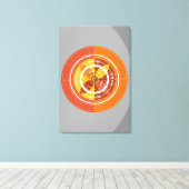 ABSTRACT SINAASAPPEL CANVAS AFDRUK (Insitu (Houten vloer))