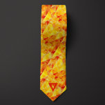 Abstract Sinaasappel en Geel Monogram Stropdas<br><div class="desc">Abstracte Oranje en gele Monogram Necktie combineert de scherpe hoeken en kenmerken van een geometrisch ontwerp verzacht met waterverf tinten. Het ontwerp straalt een casual zomerse sfeer uit. Het kan worden gepersonaliseerd met een monogram. Combineer het met bijpassende sokken met hetzelfde ontwerp voor een uniek cadeau voor Vaderdag, een verjaardagscadeau...</div>