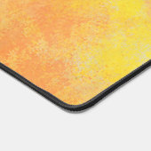 Abstract Sinaasappel Geel Bureaumat (Hoek)