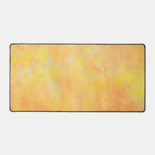 Abstract Sinaasappel Geel Bureaumat (Voorkant)