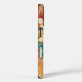 Abstract Sinaasappel, rood, geel, Blauwgroen patro Case-Mate iPhone Case (Achterkant / Rechts)
