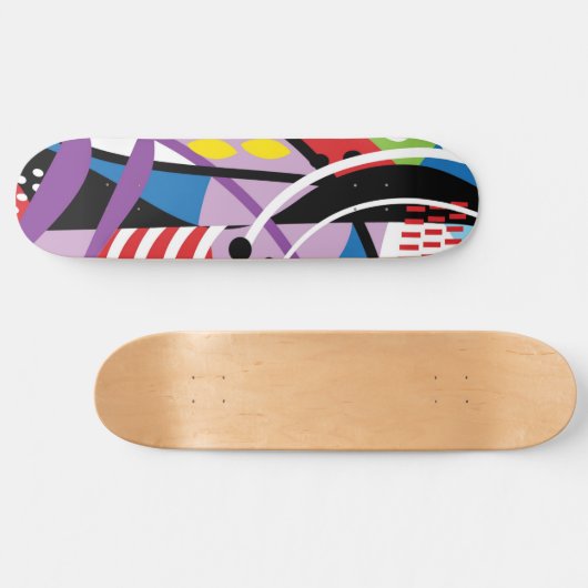 Abstract skateboard (Horizontaal)