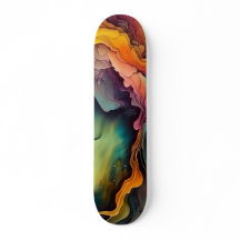 Abstract skateboard
