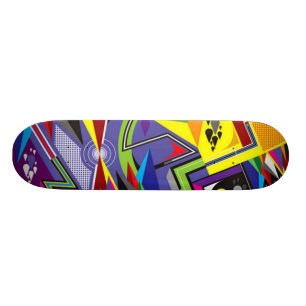 Abstract skateboard
