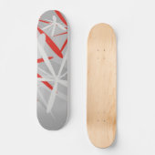 Abstract skateboard met achtergrond (Voorkant)