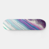 abstract skateboard met blauwe bosbes (Horizontaal)