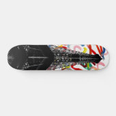 Abstract skateboard van de Kunsttower (Horizontaal)