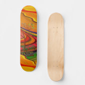 Abstract skateboard van de Lover (Voorkant)
