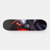 Abstract skateboard van Venom zwemmen (Horizontaal)