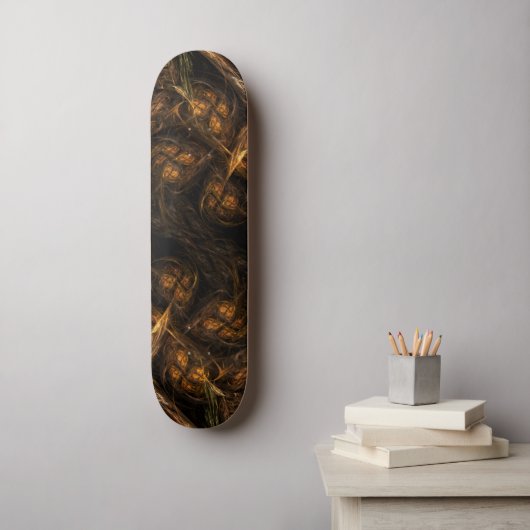 Abstract skateboard voor moeder aarde (Muurkunst)