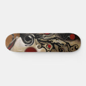 Abstract skateboarddek persoonlijk skateboard (Horizontaal)