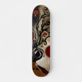 Abstract skateboarddek persoonlijk skateboard (Voorkant)