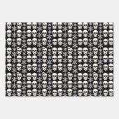 Abstract Skelet Snowflake Design Inpakpapier Vel (Voorkant)