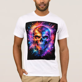 Abstract Skull T-shirt