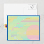 Abstract Sky Art Briefkaart (Voorkant / Achterkant)